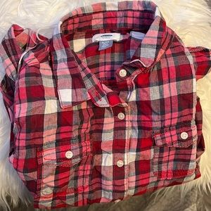 Girls plaid shirt
